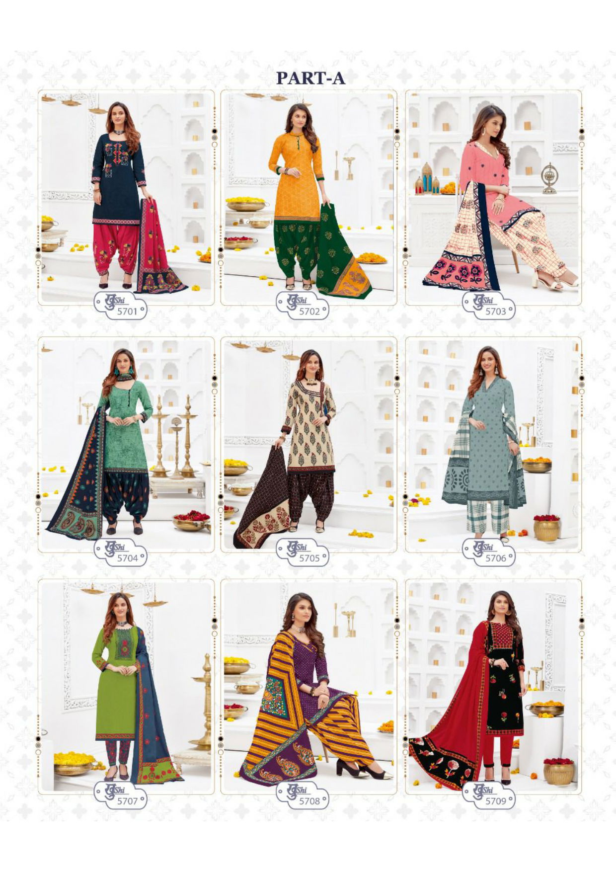 Mayur Creation Khushi 57 Cotton Printed Casual wear Dress Material Collection
